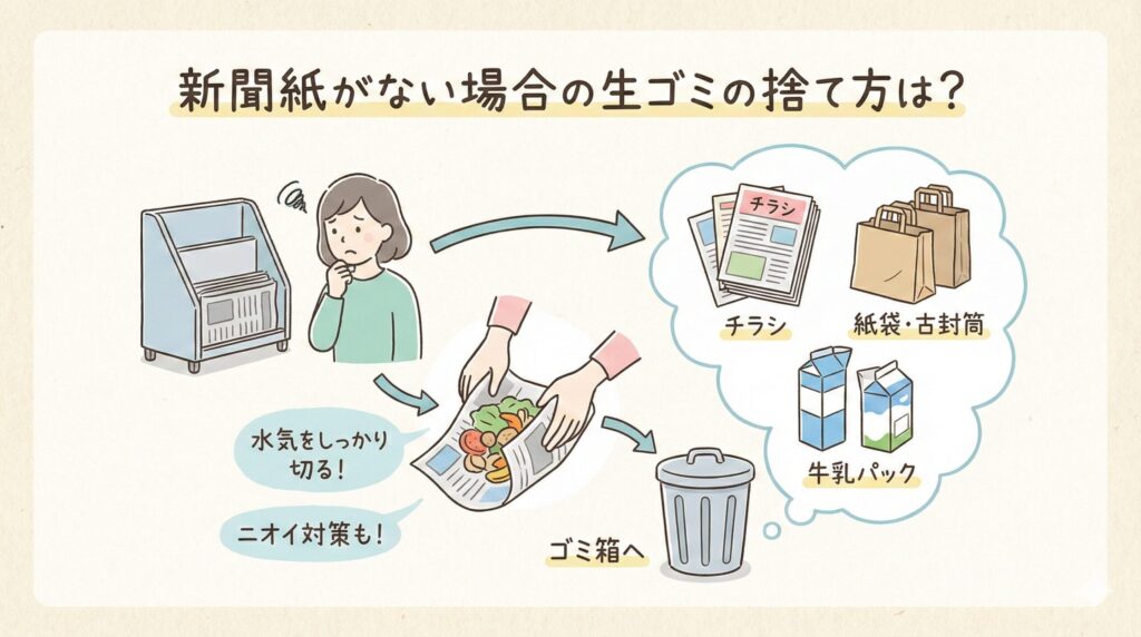 新聞紙がない場合の生ゴミの捨て方は？身近な代用品と清潔に保つコツ