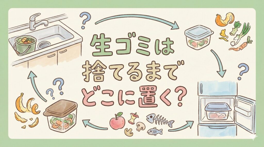 生ゴミは捨てるまでどこに置く？臭わない保管術と神アイテム3選