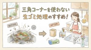 三角コーナーを使わない生ゴミ処理のすすめ！清潔なシンクを保つ方法