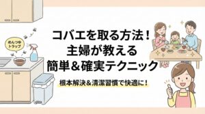 コバエを取る方法を知ってキッチンを快適に！今すぐできる撃退法とは