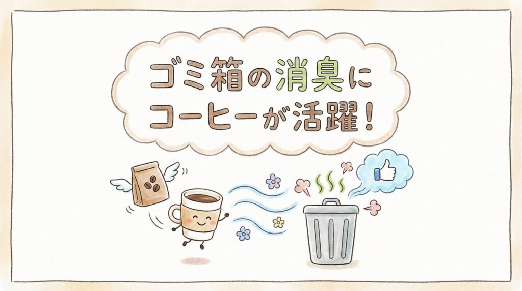 ゴミ箱の消臭にコーヒーが活躍！キッチンの不快な臭いをすっきり消す方法