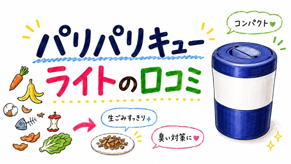 パリパリキューライトの口コミ評判は？メリットデメリットも調査